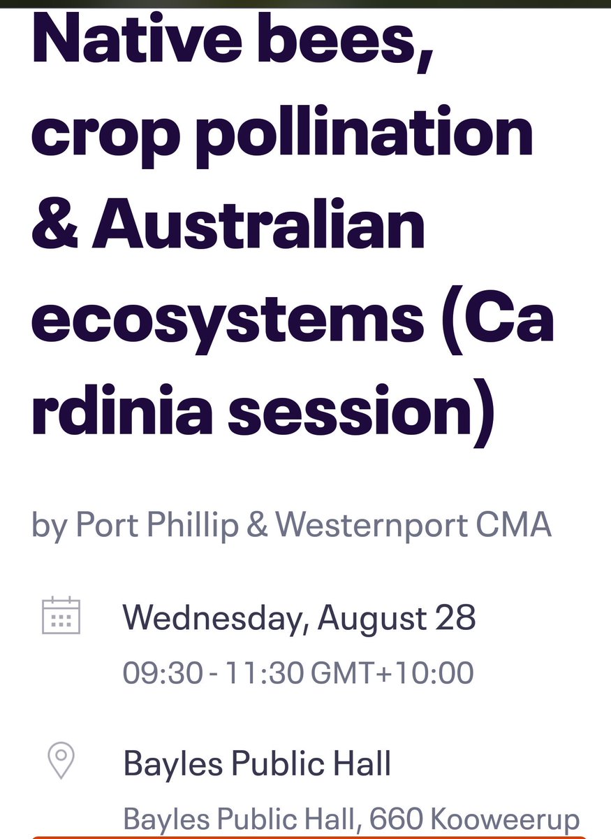 'On average, the cost of introduced #pollination services rise immediately by 300% when a region is wiped out by #VarroaMite, and Bees/Hives have to be bought in, for Horticultural Services'.

[As seen in NZ + California US] #Bees #NativeBees #Pollinators #NativeVegetation #Crops