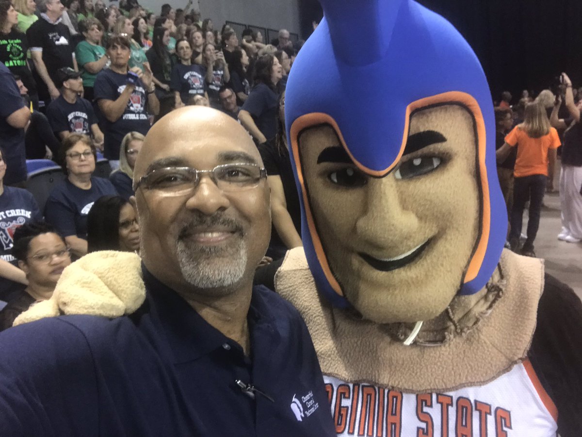 Exciting day at convocation! The Tech Centers are motivated, inspired, and ready to begin this school year! #oneCCPS #RELENTLESS