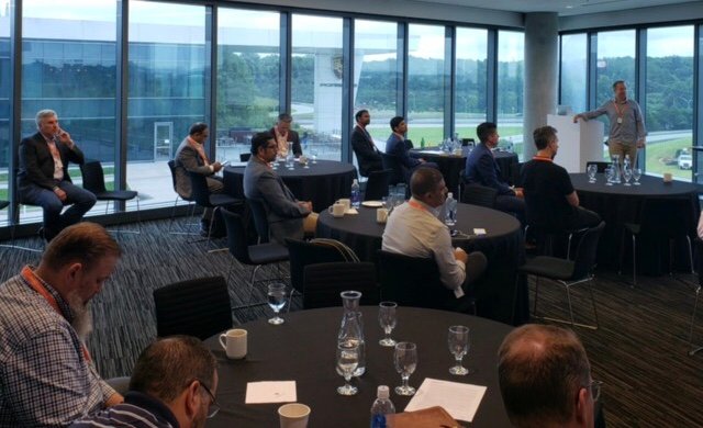 Delphix's tweet photo. Great event today at the #Porsche Experience Center in Atlanta with our partners @Datical + @Capgemini. We hope you enjoyed learning about key #DevOps and #DataOps practices as much as we did! https://t.co/bKjdVceJey