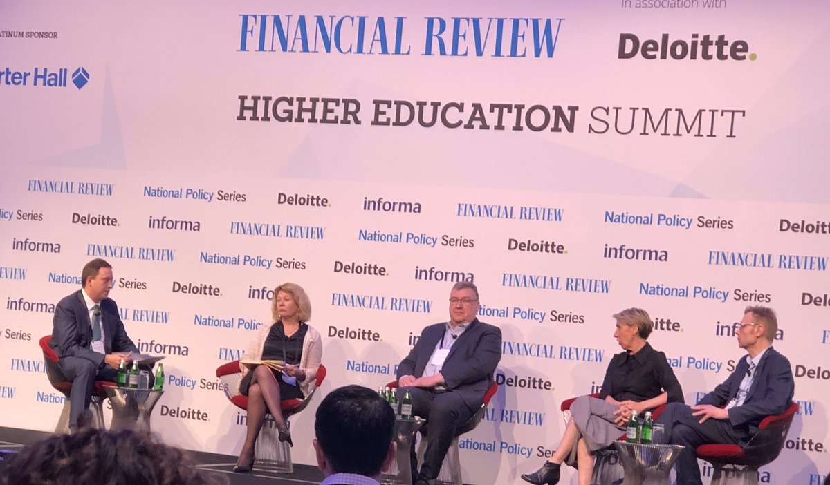 trilia's tweet photo. Only in Australia do we confine #Apprenticeships to the trades says Megan Lily from the Australian Industry group.  Employment based learning pathways are a more accurate description and #highered should get on board with the possibilities. #WIL #AFRhigherEd19 https://t.co/PmdAHnu0u0