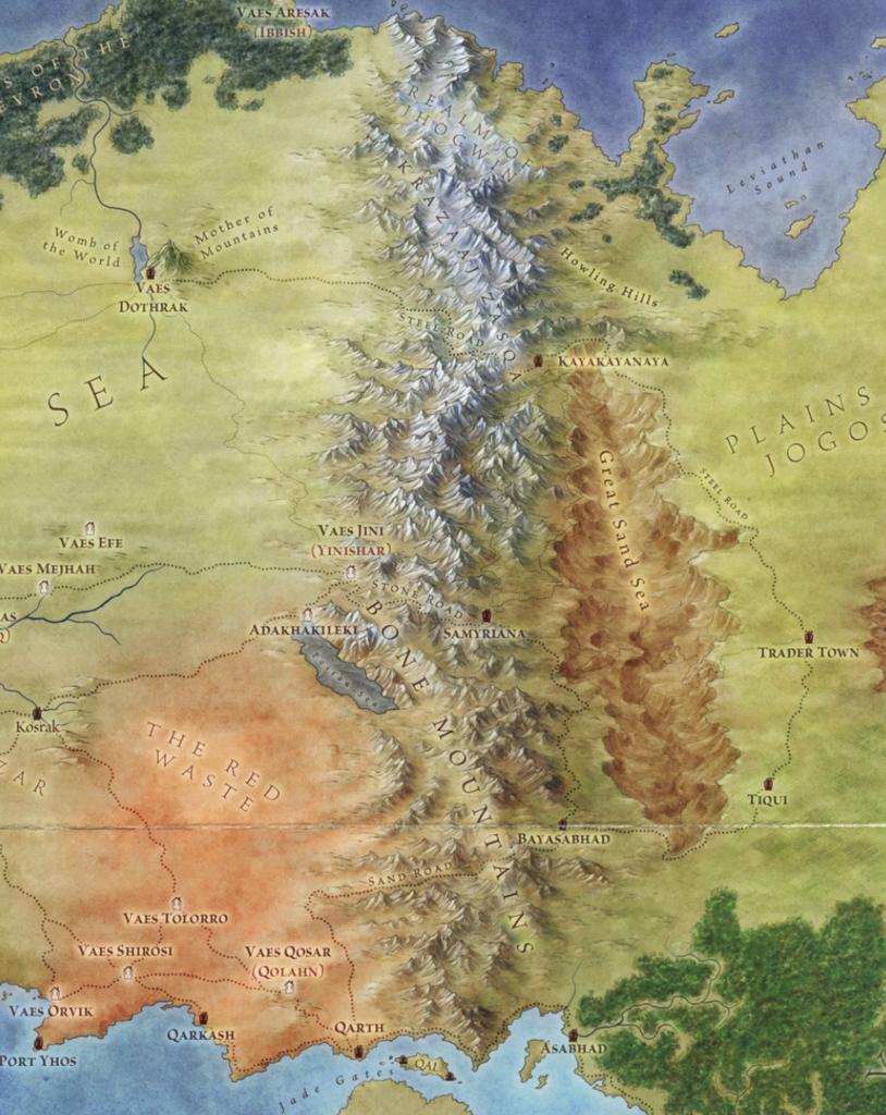 Thrones Facts | HOTD 🐉 on X: “The Bone Mountains are the largest