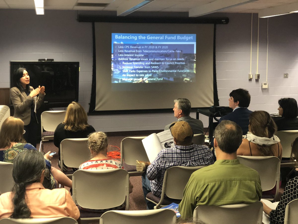RobertoTrevino_'s tweet photo. I am grateful to Deputy City Manager María Villagómez and all the great @COSAGOV staff for presenting the 2020 Budget to District 1 community leaders. Thank you to everyone who attended and provided valuable input! https://t.co/bBWdAaoujW