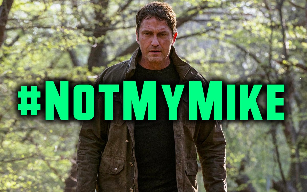 ProjBigScreen's tweet photo. Hey #FallenFans... let's get it trending... Mike Banning wasn't the Mike we wanted...

#NOTMYMIKE! https://t.co/3ZMp88lIZf