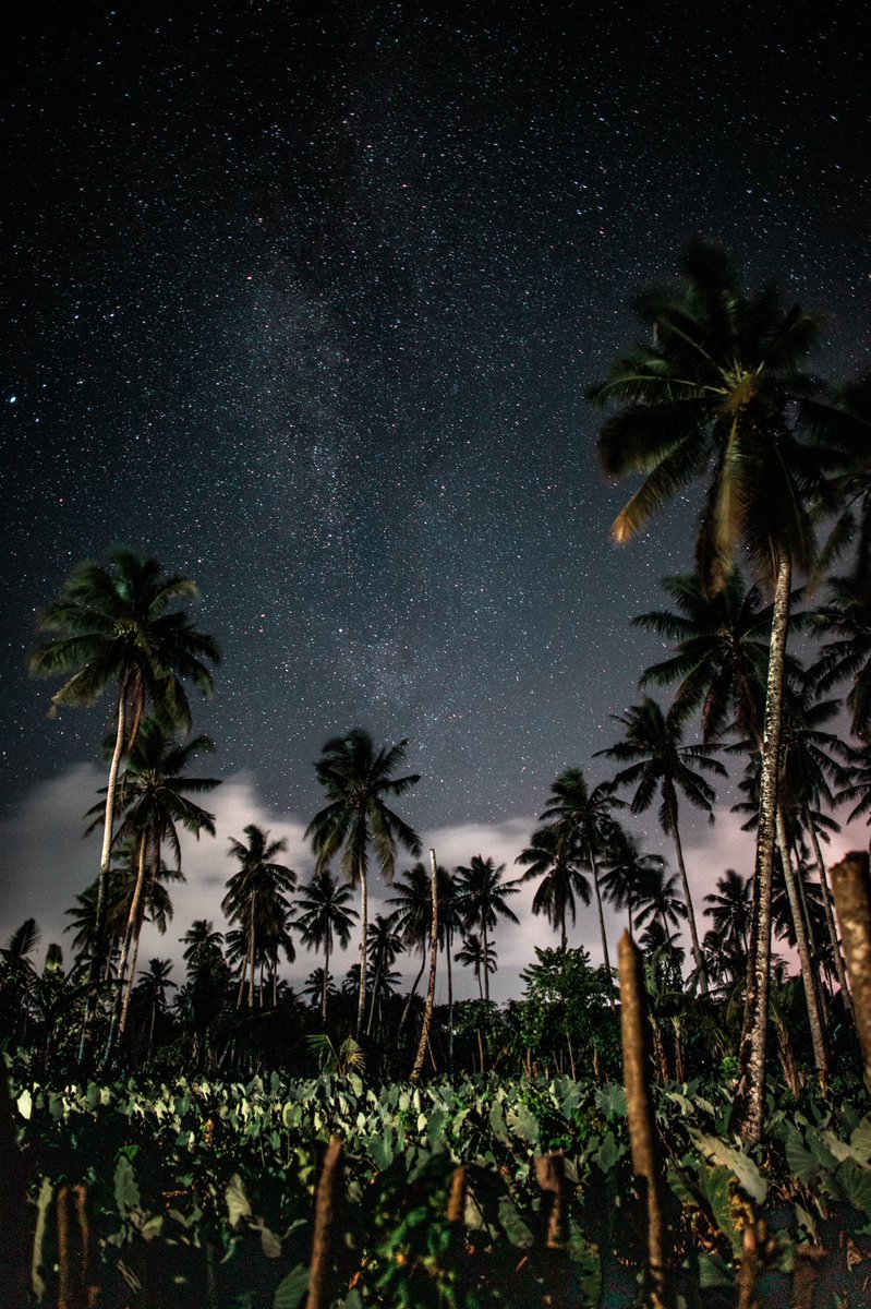 a_falconer's tweet photo. Samoa at night is unreal. If you have a good camera you get pictures like this of the Milky Way https://t.co/ICJJNeeeik