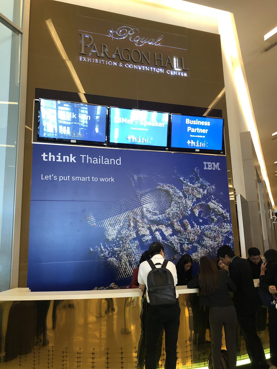natawutn's tweet photo. Kickoff #IBMThinkTH https://t.co/RLJvI7xAbV