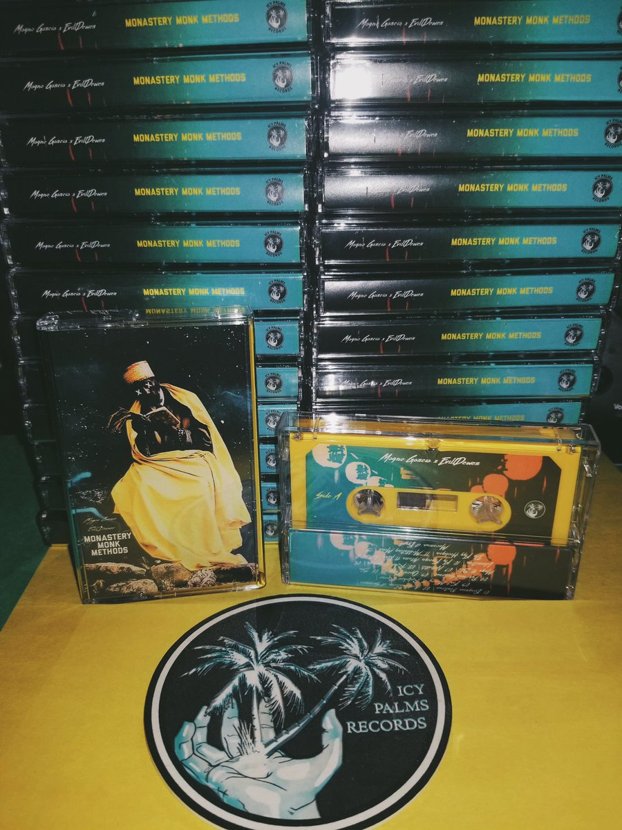Mag_uh_No's tweet photo. You’re missing out if you haven’t copped one of these off @PalmsIcy in the link BELOW! Fully produced by the legendary @evilldewer! Available for pre-order now and dropping on 09.13.19! #MonasteryMonkMethods #Tapes #Cassettes 

https://t.co/ai3Pu50lMf https://t.co/nbIeXnLTAp
