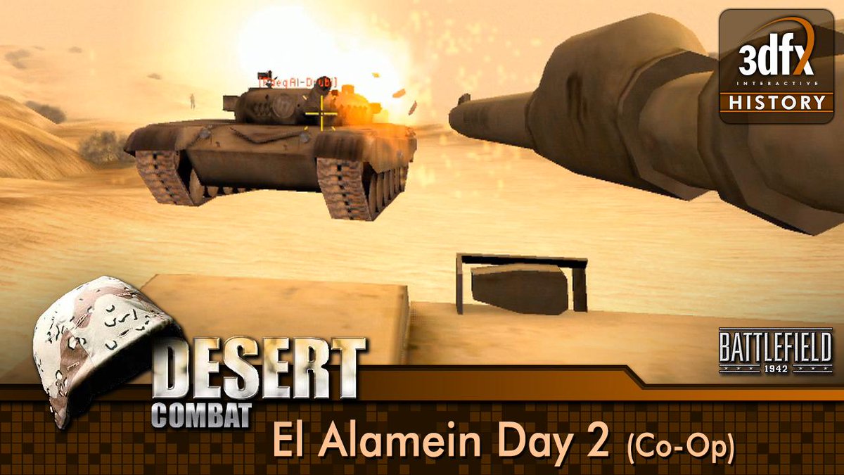 3dfxhistory's tweet photo. 👉 New video! #Battlefield1942 Mod #DesertCombat 
Watch it here: https://t.co/h55YKc7nR5 

#3dfx #Retrogaming #Voodoo #Gameplay https://t.co/6tdtfqSFFd