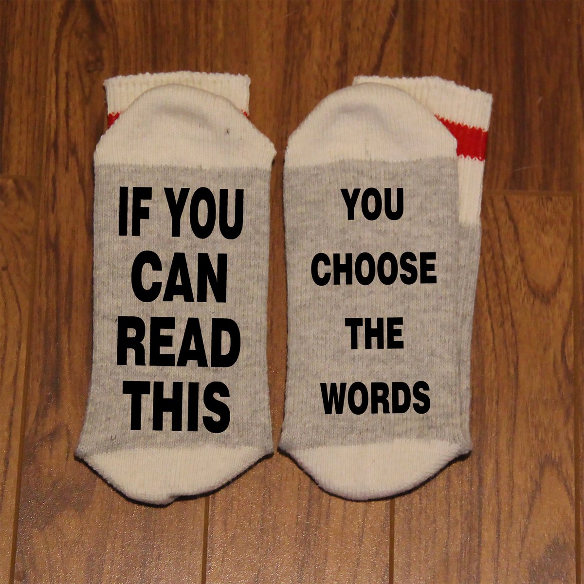 Thank you Jennifer for your purchase of: If You Can Read This/Do Not Disturb .... (You Choose The Words) 

etsy.me/328ax0q 

#sock #socks #sockfetish #etsy #etsyshop #etsyseller #etsyfinds #handmade #fashion #like4like #followme #follow #instadaily #repost