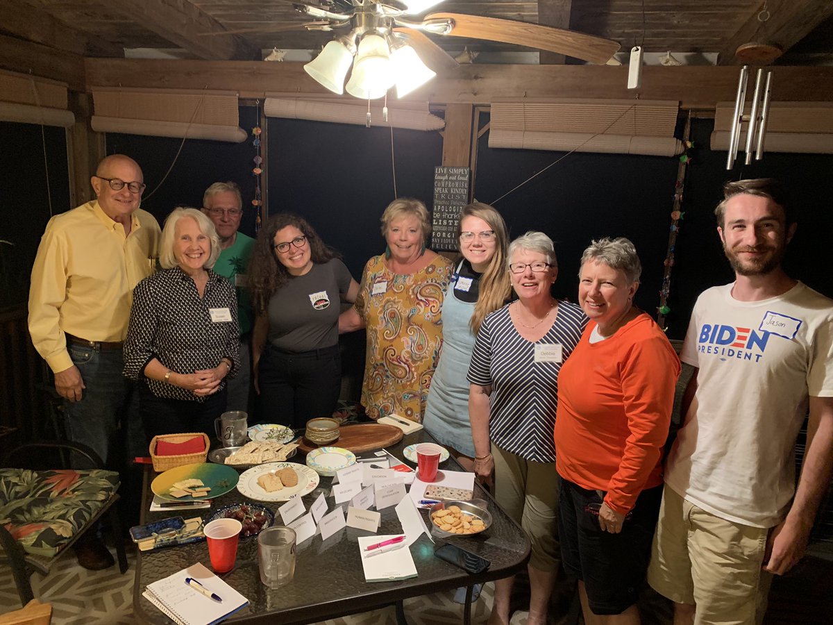 JSheuchenko's tweet photo. Nothing beats a NH summer night spent out on the porch talking about why I’m supporting @JoeBiden! Huge thanks to the Dunbarton Dems for hosting! #nhpolitics #TeamJoe https://t.co/75qt10Txm7