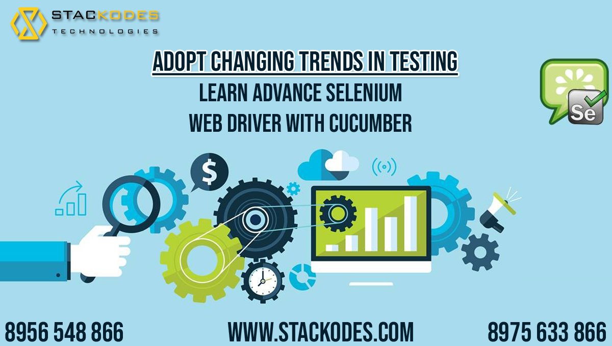 stackodes's tweet image. Advanced Selenium WebDriver with Cucumber🤗
Most Demanded Test Automation Tools Worldwide.
Grab More Upcoming Huge Opportunities.😍
Why Join #StackodesTechnologies?👇
👉Free International Certification
👉hands on Experience on Project
👉Resume Formation 
👉Interview Preparation