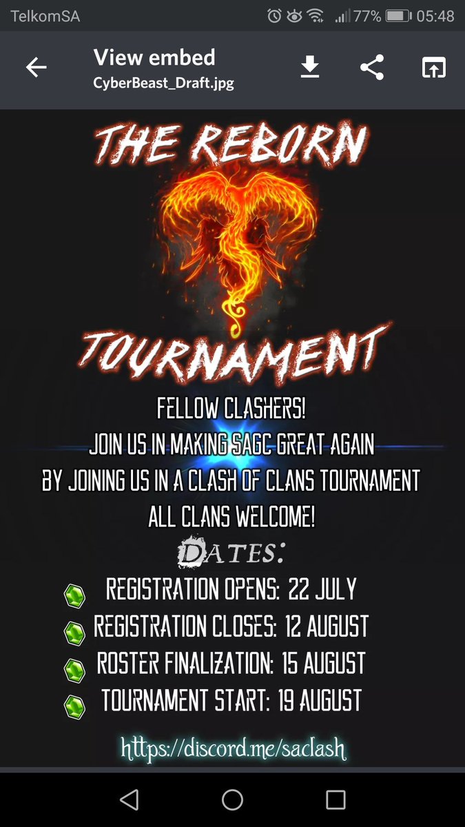 What an awesome tournament it was with 10 clans fighting it out and 1 clan standing tall!!!

CONGRATULATIONS to the winning clan.....
DHESIAN KAHNA
It was amazing to see you guys rock it with a clean win record throughout till the end.