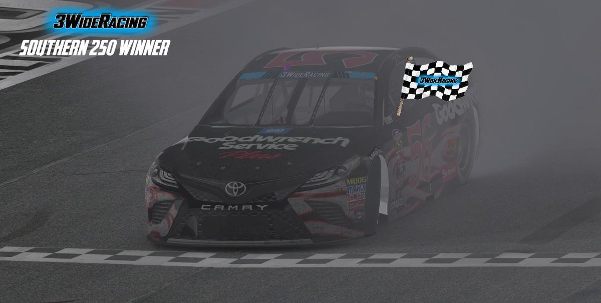 TLracing56's tweet photo. Still can't believe we won the Southern 250! Hope we can get a couple more checkered flags by years end. Who knows, maybe we'll sneak in and snag a championship!
#DropTheHammer #3WideThrowback https://t.co/5b9ViVMaiU