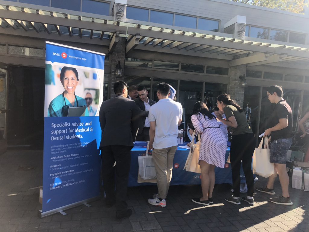 2019 UBC financial services fair for medical students. Let’s help our future doctors to start their journey with great banking packages for medical professionals #boldlygrowingthegood <a href="/BMOBnW/">BMO Broadway and Willow</a> <a href="/BMO10thSasamat/">BMO 10th & Sasamat</a> <a href="/BMO10thG/">BMO@10th&GREAT</a> <a href="/UBC/">University of British Columbia</a> <a href="/MarkCarmic/">Mark Carmichael</a> <a href="/Catherinezhao10/">Catherine zhao</a> <a href="/DylanHoey/">Dylan</a> <a href="/aaronhuang__/">Aaron Huang</a>