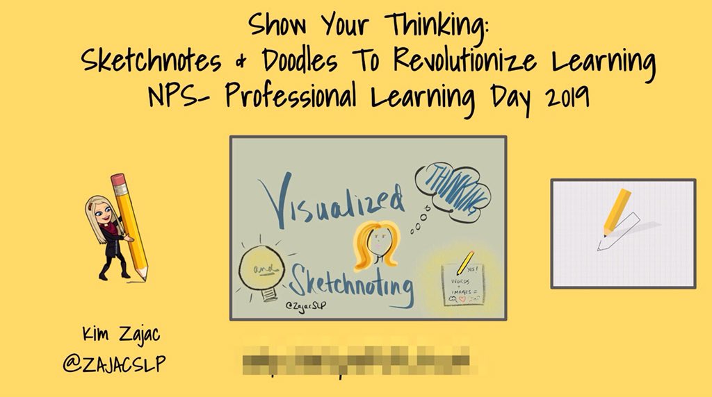 ZajacSLP's tweet photo. Hey Lancer Peeps! Snap 2 it & join us in Rm 202 tomorrow for visual thinking filled morning! Learn about #Booksnaps & #Sketchnoting as tools to bring new levels of student driven thinking & learning to your classrm. #NPSETP #NPSPD2019 #NPSDoItFirst @NortonSchools @TaraMartinEDU https://t.co/9OK5igH7W4