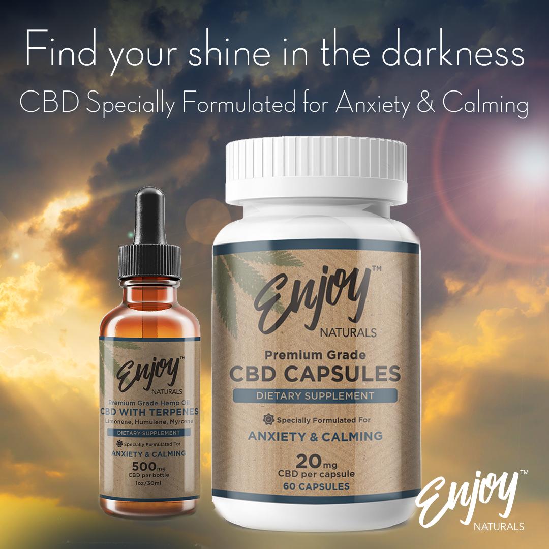 EnjoyCBD's tweet photo. Did you know, CBD can help you better manage your anxiety?

Anxiety disorders are the most common mental illness in the U.S., affecting 40 million adults in the United States age 18 and older, or 18.1% of the population every year. #enjoynaturalscbd
https://t.co/TIkhaqe3tE https://t.co/b99e5xHLeB