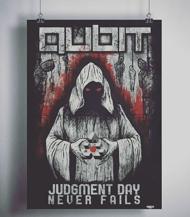qubitmetal's tweet photo. Posters de "Judgment Day Never Fails" disponibles de nuevo en Monumento! (https://t.co/z8g9uodKhL). C$150 https://t.co/ZeBMbRjXGl