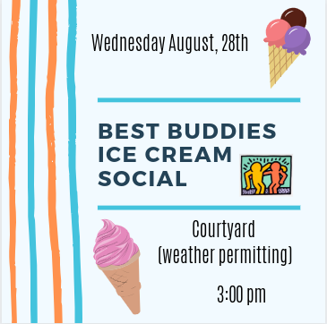 lhsbestbudds's tweet photo. Tomorrow is our Ice Cream Social! We hope to see you all there. #lhsbestbudds #leydenpride #bestbuddies https://t.co/cGYrZkI2Mu