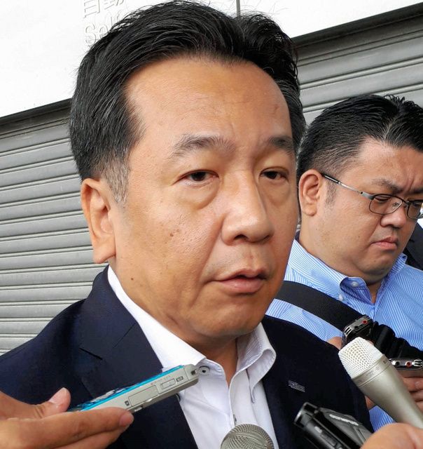 asahicom's tweet photo. 枝野氏「河野外相、代えるしかない」　韓国への対応批判
https://t.co/9V6p5rmb4h

「筋が通っていることの主張は厳しくやるべきですよ。ですが、何も相手のプライドを傷つけるようなやり方でやるのは、明らかに外務大臣の外交の失敗でもあります」。 #発言録 #立憲民主党 https://t.co/0a9BfDzBmM