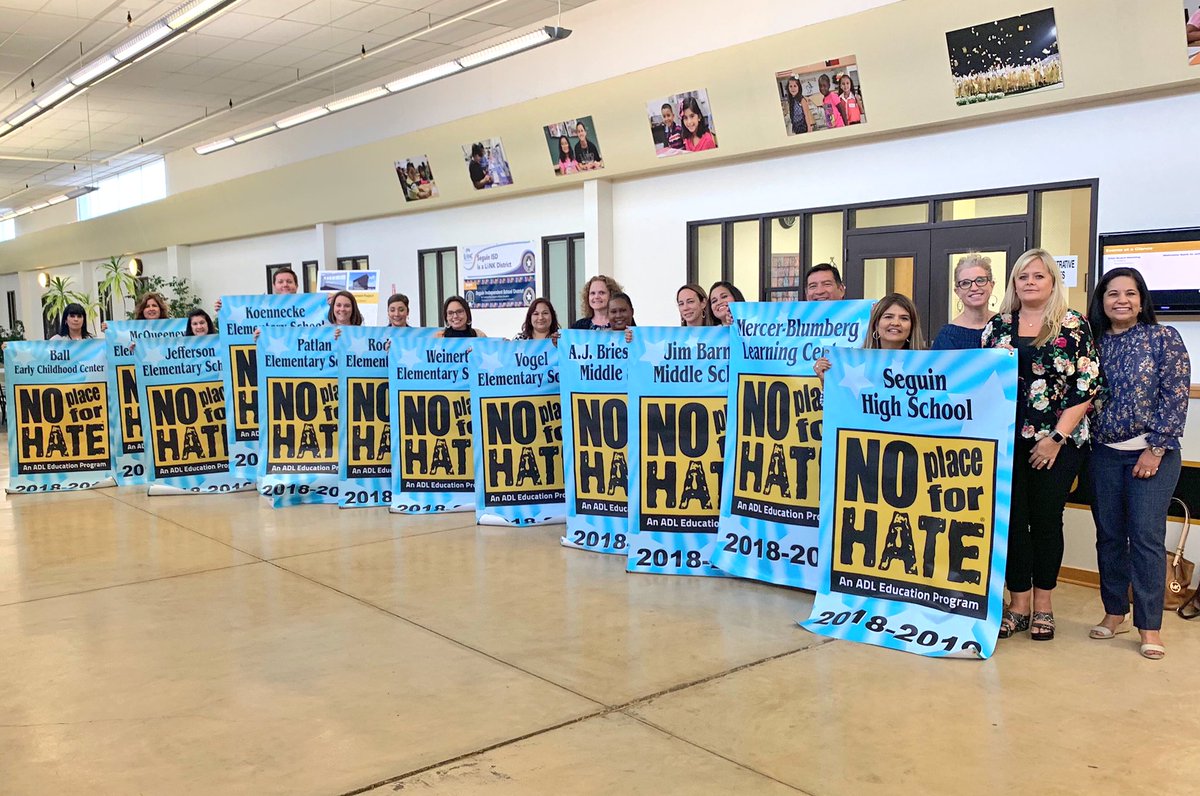 There’s No Place For Hate in SISD thanks to  our amazing Counselors and students! #TeamSeguin <a href="/SeguinISD/">Seguin ISD</a> <a href="/ADLAustin/">ADL Austin</a>