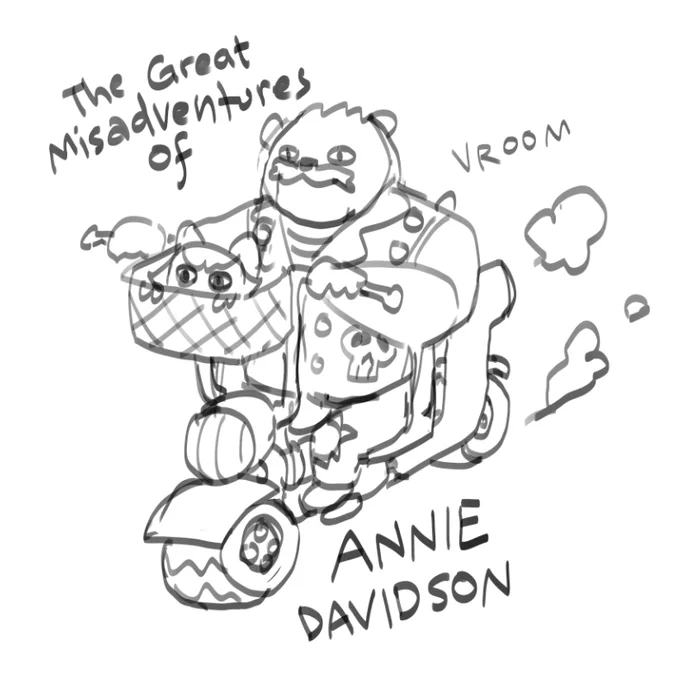 annie and tibbers go for a ride 