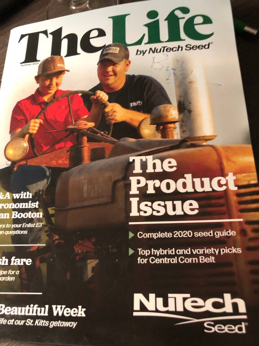 BachmannJane's tweet photo. One of my personal favorites today at @FarmShow was a selfie with @NuTechSeed "Cover Farmer" Brad Demery - I even got an autograph! https://t.co/B4tafE1tZz #KeepGrowing #FPS19 #FPS2019 #ExploreCorteva @CortevaUS https://t.co/Ddk1GEcNs7