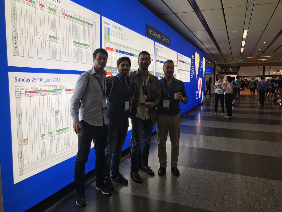 💪Il team di POS 1 Istituto Superiore di Osteopatia 👩🏼‍⚕️all’#AMEE2019 | Vienna, Austria, alle spalle il programma dei 3 giorni:
4000 partecipanti
92 paesi da tutto il mondo 🌍 🌎 🌏 
Più di 30 sessioni parallele ogni 2 ore.
1.000.000 di 💡 per migliorare...