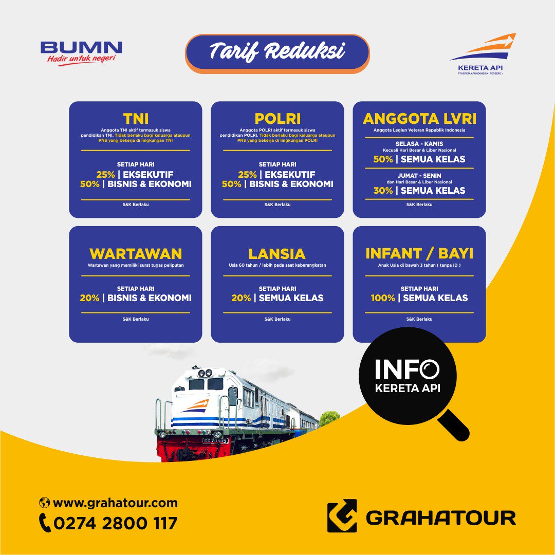 Hai #GrahaMania !

Kalian tau ga sih apa itu tarif reduksi ?
Siapa saja yang berhak mendapatkannya ?
Dan apa saja ketentuannya ?

Yuk simak informasinya 😉