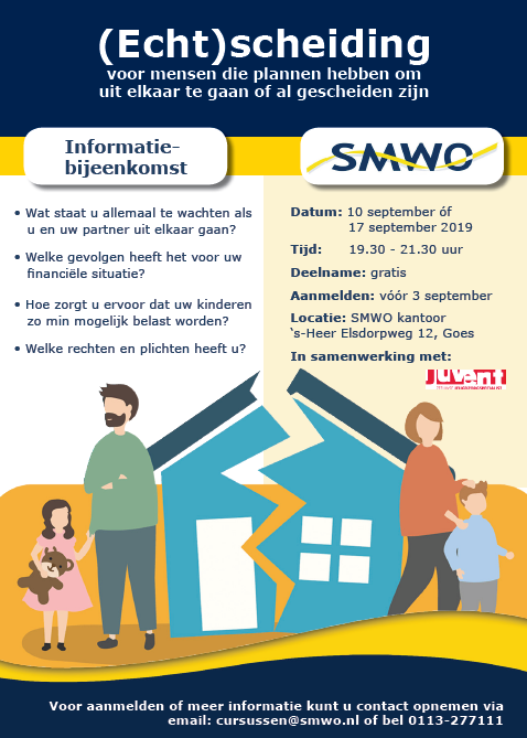 Heeft u plannen om uit elkaar te gaan of bent u al #gescheiden, heeft u behoefte aan uitleg over wet en regelgeving of vragen over andere zaken omtrent een #echtscheiding? #smwo #juvent