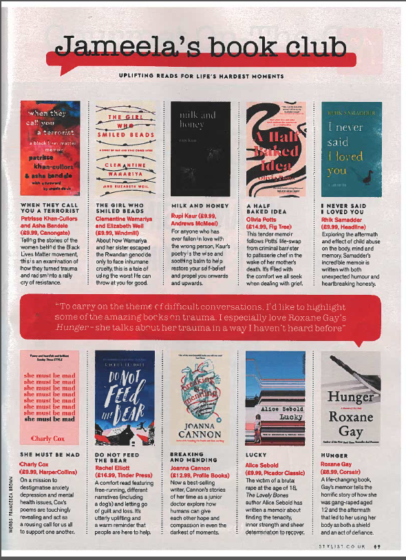 jenniferleech1's tweet photo. So brilliant to see Rachel Elliot's #DoNotFeedTheBear and @whatsamadder #INeverSaidILoveYou in @jameelajamil @StylistMagazine Book Club round up for uplifting reads ♥️🐻🦆 https://t.co/Pd22qMfR2p