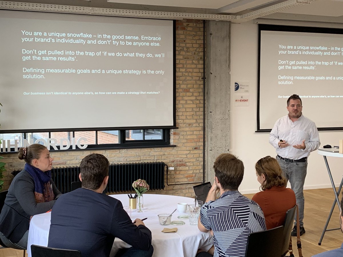 antonygibson75's tweet photo. ‘You are a unique snowflake, embrace your individuality’ Khal Harris @tealium @IIH_Nordic #digitalstrategy #datastrategy https://t.co/wIOiXi5Amn