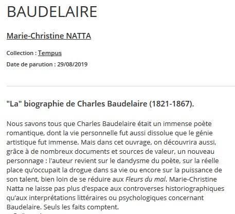 Editions Perrin A Twitteren Sortiedelasemaine La Biographie De Charles Baudelaire 1821 1867 Poesie Romantisme Dandy Poetemaudit Fleursdumal Biographie Litterature Https T Co Vk7dioiu0i