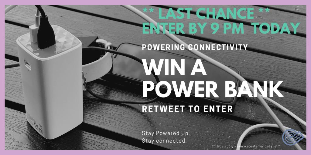 euronetwork's tweet photo. π Enter by 9pm today - Competition time! π
** Retweet to enter **
We focus on creating connectivity, stay powered and keep connected. Win a TP-LINK Power Bank to power your tech and keep on the move.
#CreatingConnectivity https://t.co/Aug29rCUdk