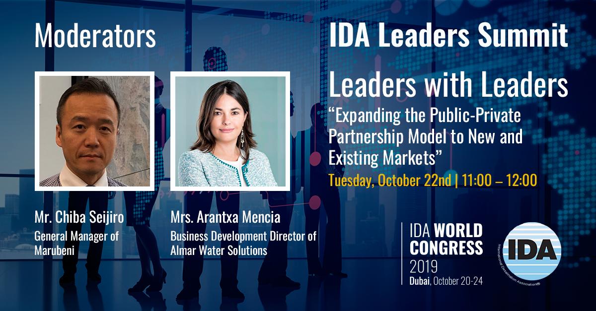 Co-moderators of the panel “Expanding the PPP Model to New and Existing Markets,” bring a high level of executive expertise to the Leaders Summit, using their expertise to provide fresh insight into one of the industry’s most pressing questions  #IDAWorldCongress