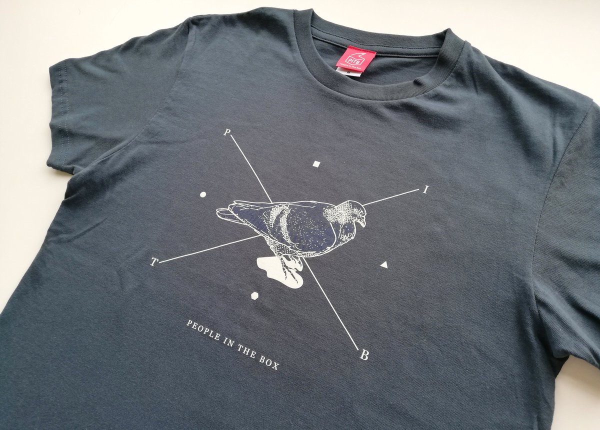 One Man Tour 2019『Tabula Rasa』新グッズ発表‼️

❷鳩A デニムTシャツ designed by WOK22
(3,000円)　S～XL

#WOK22
#peopleinthebox
#ピープルインザボックス
#tabularasa
#タブララサ