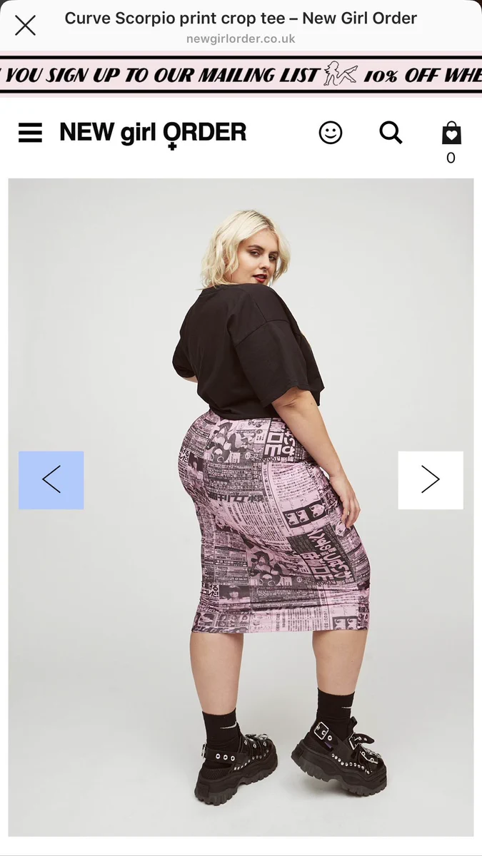 山口達也の新聞記事がスカートのデザインになってるwww