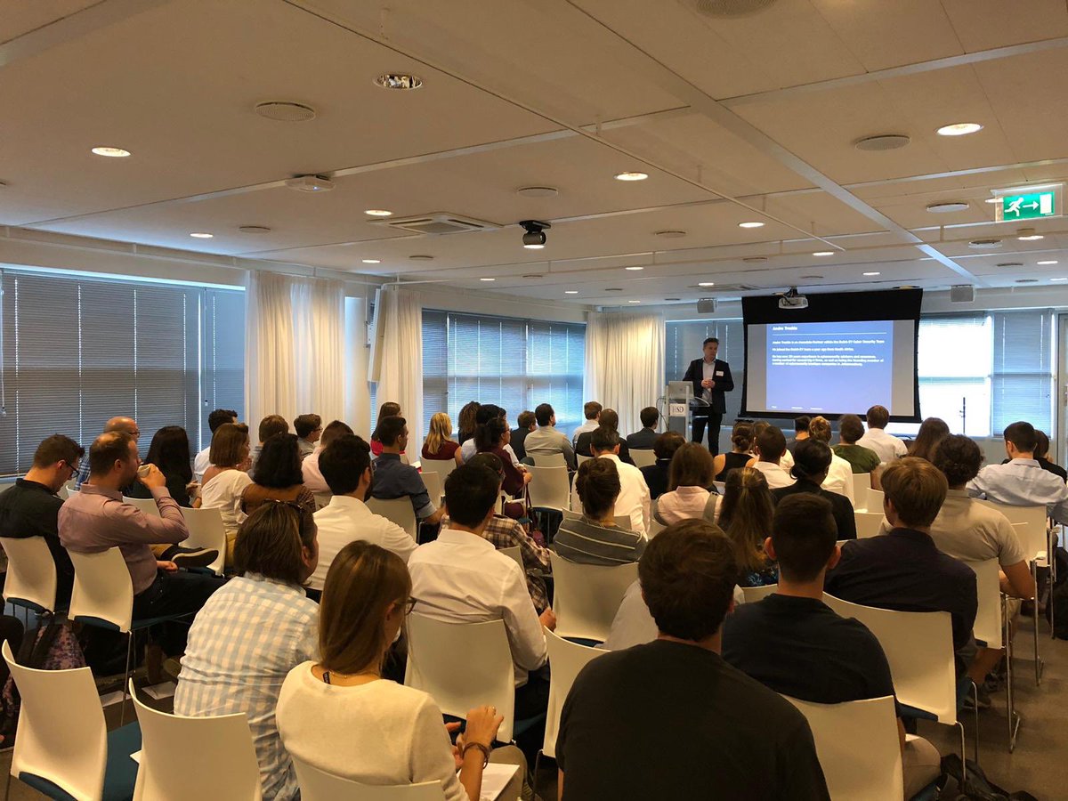 HSD_NL's tweet photo. Day 4 of #ICSSS19. HSD Campus packed with international students, getting multiple insights and different workshops on Cybersecurity. @UniLeiden @EY_Nederland @NCIAgency @EC3Europol @DIF079 @hcssnl @EITDigitalAcad https://t.co/3yhy1Eesjj