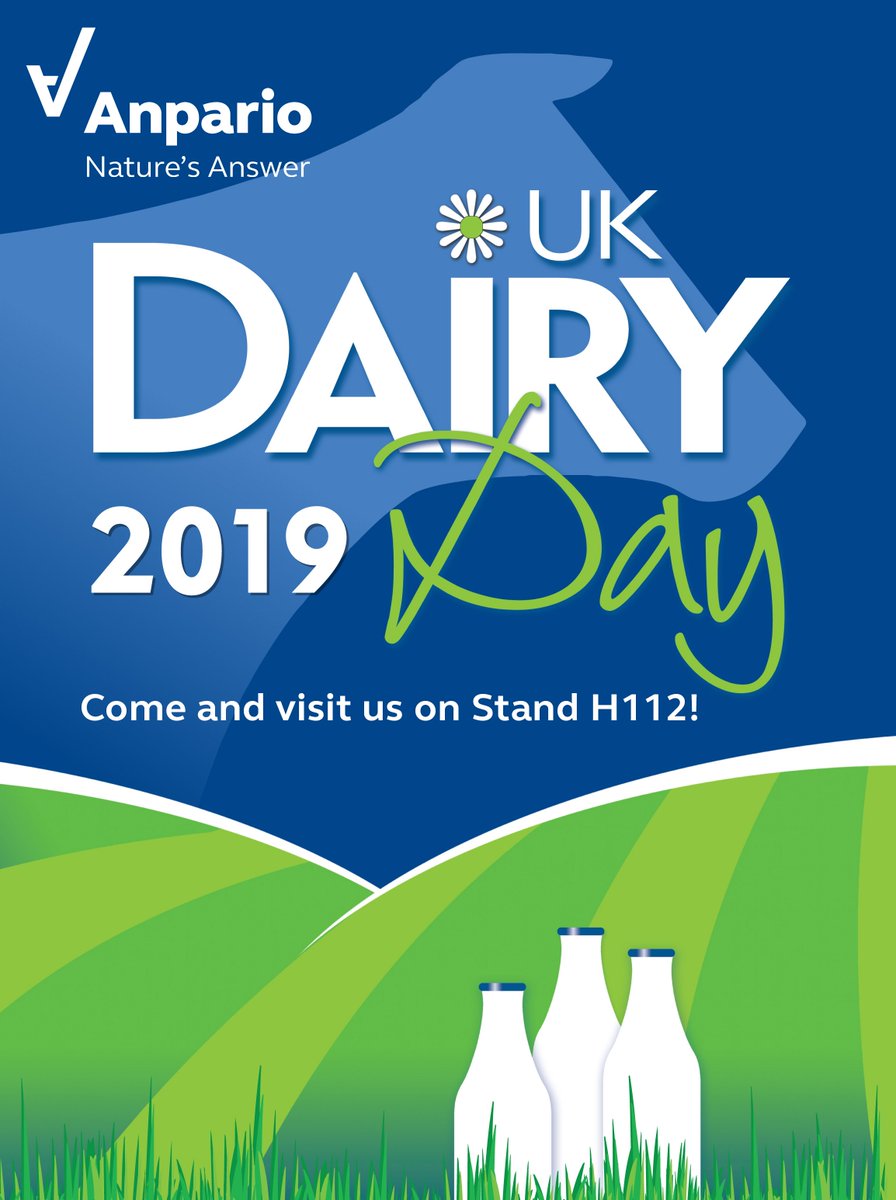 anparioplc's tweet photo. There’s only 2 more weeks to go until UK Dairy Day, come and see us on stand H112! 

#UKDairyDay #Anpario #Optomega #OregoStim #NaturesAnswer https://t.co/WCeKIx2nGW