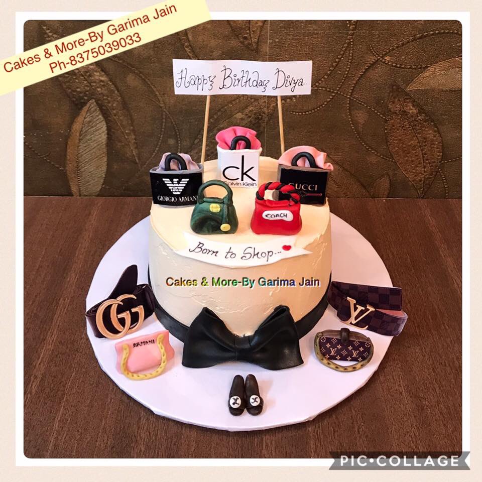 Gucci Shopping Bag Cake