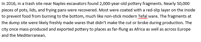 “Tefal” frying pans in Naples 2000 years ago… exported to world

Wasela.ae will serve you well
#wasela #Dubai #waselaindubai #historyofcompanies #humanachievements