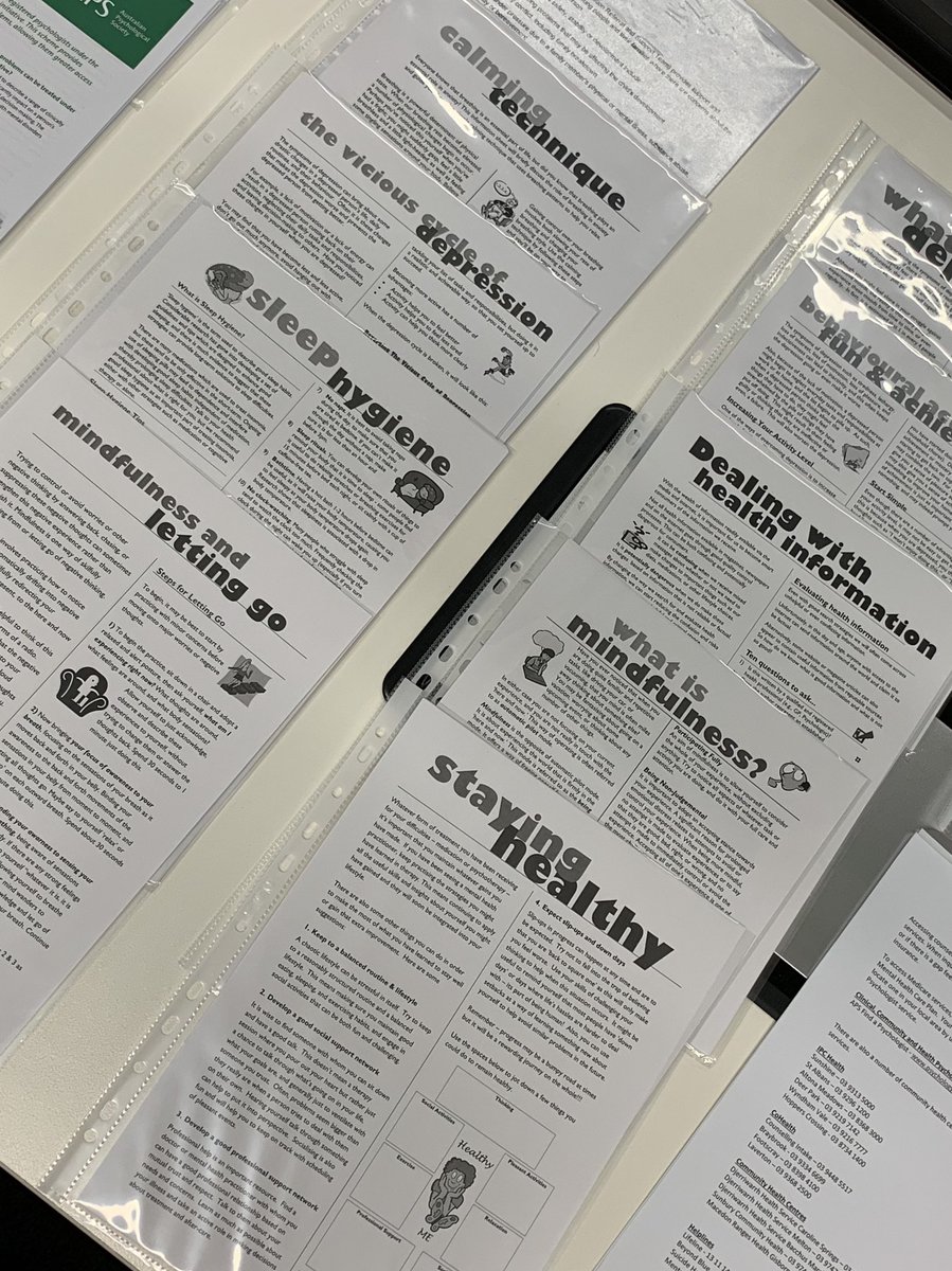 HainesKimberley's tweet photo. Our ‘library’ of resources for our #icuRESOLVE peer support program to assist ICU survivors & their families in their recovery @western_health @SCCM https://t.co/O9bPVc2Er2