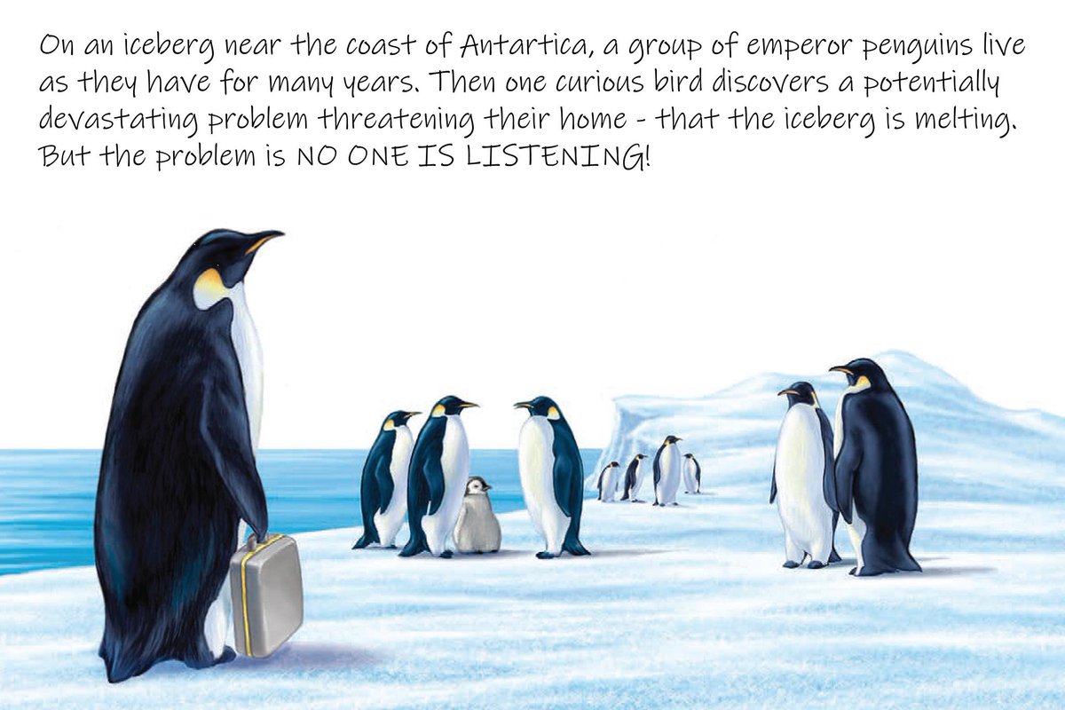Can you identify with the penguin? Do you face the same problem at work? 

#mindtracchangeessential 
#theheartofchange
#theheadhandsheartofchange