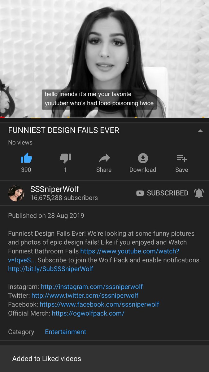 sssniperwolf funny text