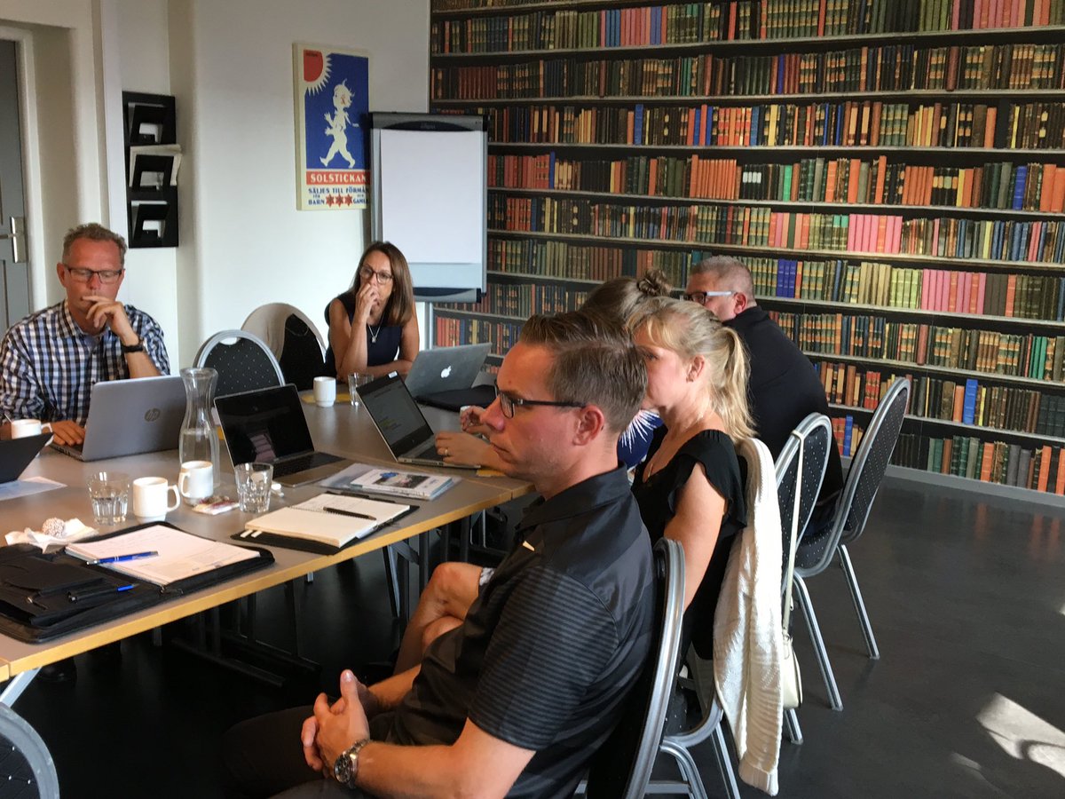 AutoSmaland's tweet image. Styrgruppen för Automation Småland laddad efter strategi- och styrgruppsmöten inför en späckad höst med #Robotlyftet, #kickstart 2 oktober och vår egen konferens 5 december. Välkomna!