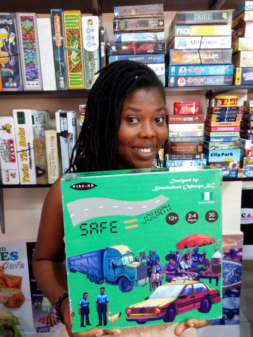 nibcardgames's tweet photo. A show of #SafeJourni from @boardgame_presh .
Safe Journi is a dice rolling game that attempts to chronicle the experience of road travel in Nigeria.
Check it out on https://t.co/gvZ3Sv6cR6
Art by Ayodele Elegba #Spoofcomics
#MadeInNigeria #NIBCARDGames https://t.co/kSOqaLEqmp