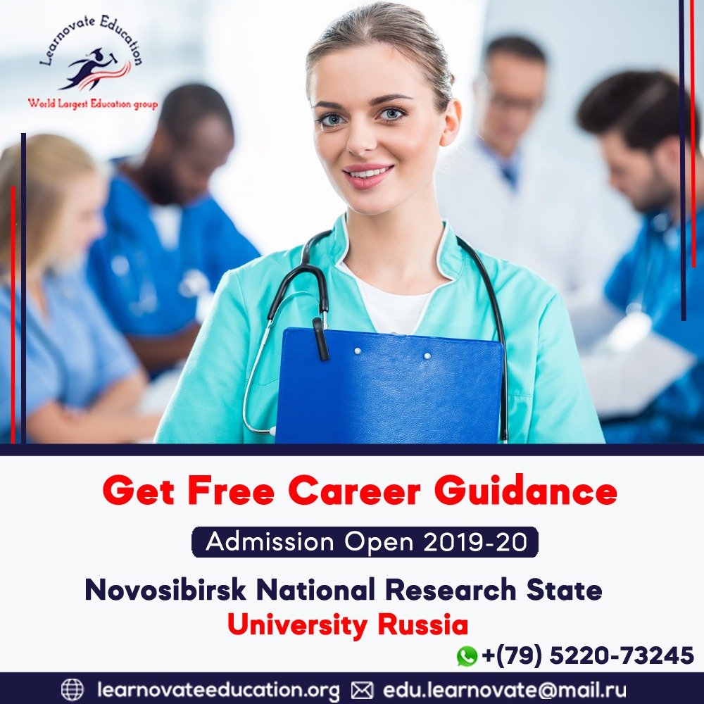 learnovate_edu's tweet photo. Right time to get the opportunity from Learnovate Education.

Hurry Up!! Admission 2019-20 Novosibirsk National Research State University Russia.

Get Free Career Guidance 📞Contact Learnovate Education +(79) 5220-73245.

#learnovateeducatiorussia #StudyMBBSinabroad https://t.co/oNvXltsfjm