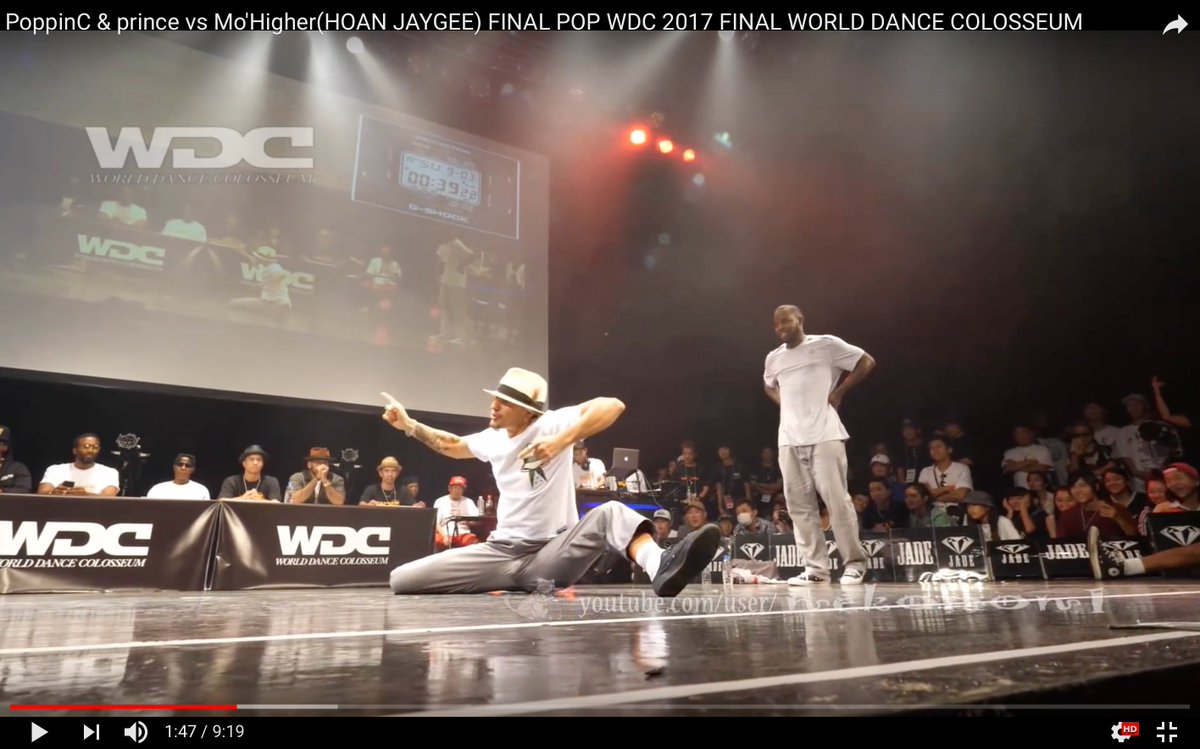 shin_woblog's tweet photo. 【🕺ダンス史の名勝負🕺】

世界大会の決勝で両者
これだけかませるのは本当にえぐい。

実際に生でみたけど
人生の中の記憶の１ページに
刻まれること間違いなし。

今でも１週間に１回は見てしまう👀

これだけ踊れるまでに
どのくらい練習したのかなんて
もはや数字じゃ測れない、、、 https://t.co/tNvI4U0y3i