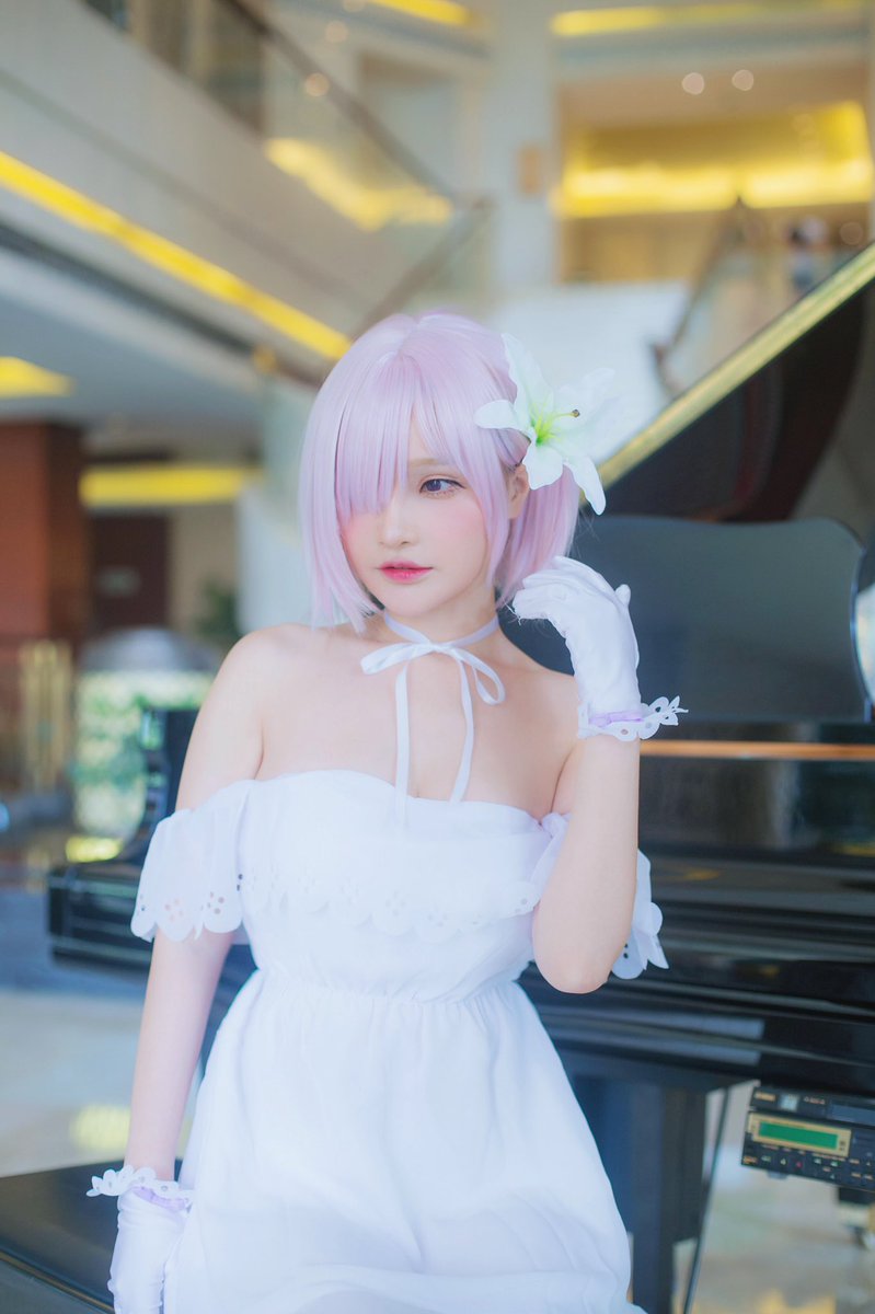 #FateGO #玛修 #fgoフェス 
展示 会場

モデル：@senyamiku0 

Mikuさんは绮丽い(*≧∀≦*)
光が弱いの写真を撮りを簡単ではない(−_−＃) https://t.co/pwn0WXMcR4