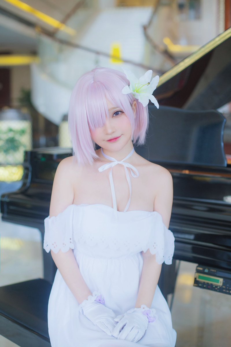 #FateGO #玛修 #fgoフェス 
展示 会場

モデル：@senyamiku0 

Mikuさんは绮丽い(*≧∀≦*)
光が弱いの写真を撮りを簡単ではない(−_−＃) https://t.co/pwn0WXMcR4