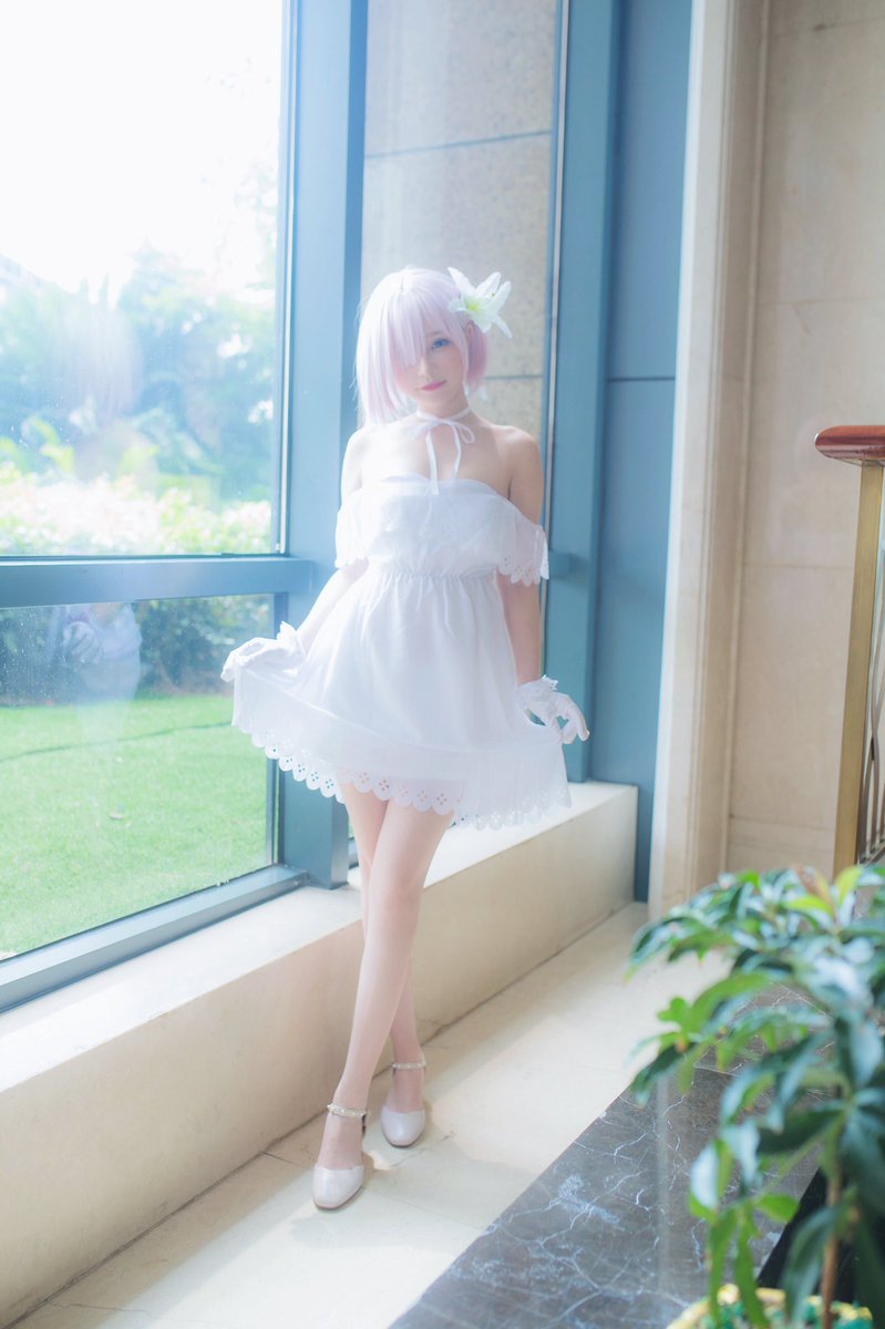 #FateGO #玛修 #fgoフェス 
展示 会場

モデル：@senyamiku0 

Mikuさんは绮丽い(*≧∀≦*)
光が弱いの写真を撮りを簡単ではない(−_−＃) https://t.co/pwn0WXMcR4