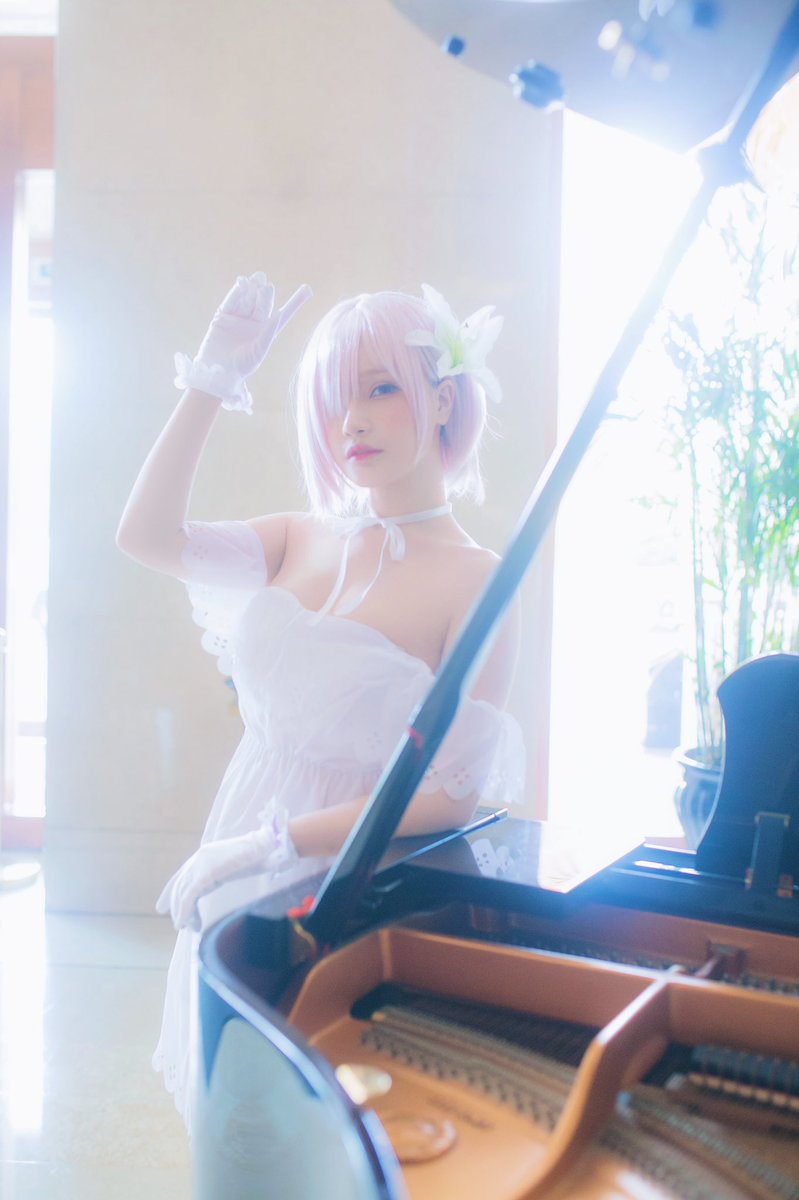 #FateGO #玛修 #fgoフェス 
展示 会場

モデル：@senyamiku0 

Mikuさんは绮丽い(*≧∀≦*)
光が弱いの写真を撮りを簡単ではない(−_−＃) https://t.co/pwn0WXMcR4